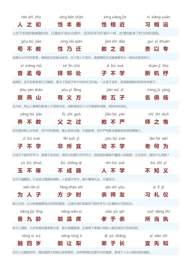 三字经翻译版-方舟智库